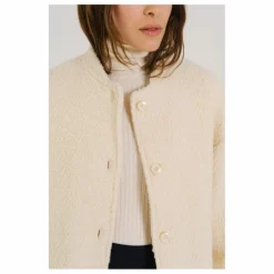 Femme Sacrécoeur Veste Jay Bouclette Laine Vierge |