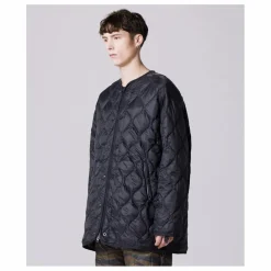 Discount Taion Veste Longue Military Matelassée Unisexe | Noir