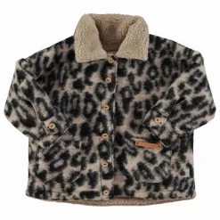Enfant Piupiuchick Veste Léopard Laine |