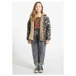 Enfant Piupiuchick Veste Léopard Laine |