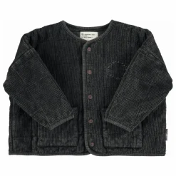 Piupiuchick Veste Matelassée Côtelée Coton Bio | Noir Online