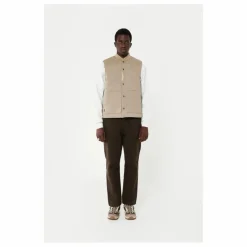 Pompeii Veste Matelassée Sans Manches | Marron clair Best