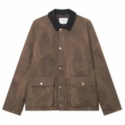 Les Deux Veste Montana AOP Coton | Marron Outlet