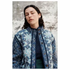 Louise Misha Veste Omotayo Midnight Star Patchwork Coton Bio - Collection Femme | Bleu Online