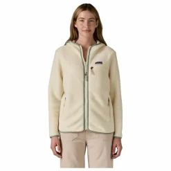 Femme Patagonia Veste Polaire à Capuche Retro Pile Fibres Recyclées |