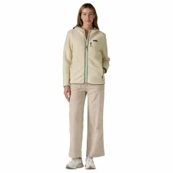 Femme Patagonia Veste Polaire à Capuche Retro Pile Fibres Recyclées |