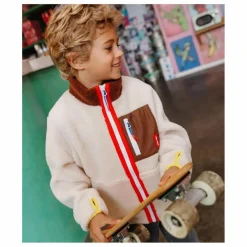 Hello Hossy Veste Polaire Choco | Crème Best