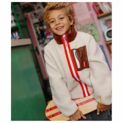 Hello Hossy Veste Polaire Choco | Crème Best