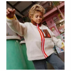 Hello Hossy Veste Polaire Choco | Crème Best