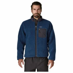 Patagonia Veste Polaire Classic Retro-X Fibres Recyclées | Bleu Hot