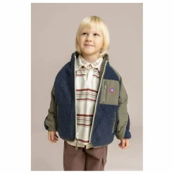 Outlet Flotte Veste Polaire Réversible Monceau Fibres Recyclées | Vert kaki