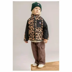 Enfant Flotte Veste Polaire Réversible Monceau Léopard Fibres Recyclées |