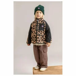 Enfant Flotte Veste Polaire Réversible Monceau Léopard Fibres Recyclées |