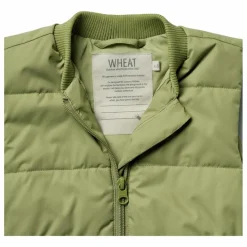Wheat Veste Puffer Sans Manches Andre Unie Fibres Recyclées | Vert Outlet