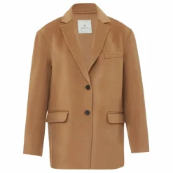 Anine Bing Veste Quinn Laine et Cachemire | Camel New