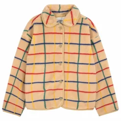 New Bobo Choses Veste Rayée Shearling - Collection Femme | Beige