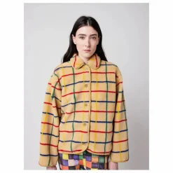 New Bobo Choses Veste Rayée Shearling - Collection Femme | Beige