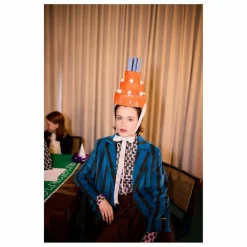 Bobo Choses Veste Rayée Velours - Collection Femme | Bleu marine Sale