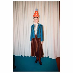 Bobo Choses Veste Rayée Velours - Collection Femme | Bleu marine Sale