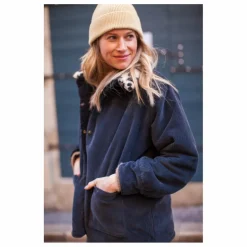 Femme Marlot Paris Vestes, Blousons|Veste Réversible Coton Velours Côtelé Brune - Collection Femme |