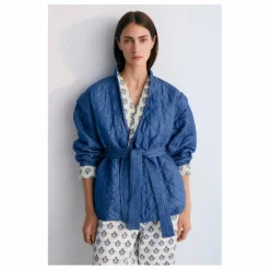 the new society Veste Réversible Eleni Hyacinth Lin - Collection Femme | Bleu Hot