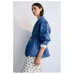 the new society Veste Réversible Eleni Hyacinth Lin - Collection Femme | Bleu Hot