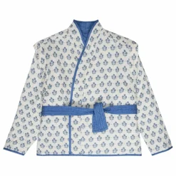 the new society Veste Réversible Eleni Hyacinth Lin - Collection Femme | Bleu Hot