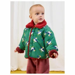 Bobo Choses Manteaux, Blousons, Pilotes|Manteaux, Blousons, Pilotes|Veste Réversible Façon Sherpa Canards Fibres Recyclées |