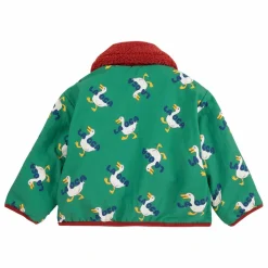 Bobo Choses Manteaux, Blousons, Pilotes|Manteaux, Blousons, Pilotes|Veste Réversible Façon Sherpa Canards Fibres Recyclées |