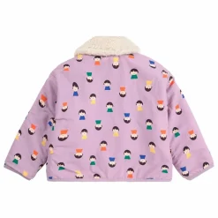 Bobo Choses Veste Réversible Façon Sherpa Fibres Recyclées | Lilas tLilas Clearance
