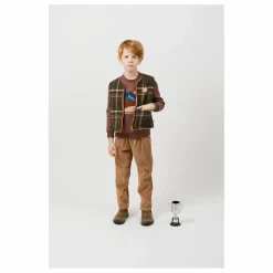 Arsène et Les Pipelettes Veste Réversible Giacomo Sherpa | Vert forêt