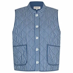 Femme Lollys Laundry Vestes, Blousons|Veste Sans Manches Cairo Rayures |