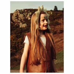 Enfant Fille Garçon Veste Sans Manches Can't Touch This Cuir Nappa |