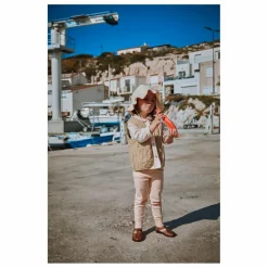 Hot Poudre Organic Veste Sans Manches Cercis Coton Bio | Vert olive