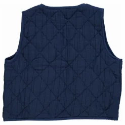 Clearance Poudre Organic Veste Sans Manches Cercis Denim Coton Bio - Collection Femme | Bleu foncé