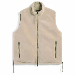 Discount Taion Veste Sans Manches Militaire Réversible Col Montant | Fauve