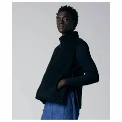 Taion Veste Sans Manches Militaire Réversible Col Montant | Bleu marine - Noir Sale