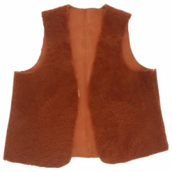 Femme ILDA'S sheep Veste Sans Manches Peau Lainée Mérinos |