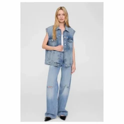 New Anine Bing Veste Sans Manches Rory | Denim