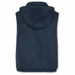 Sale AO76 Veste Sans Manches Réversible Façon Sherpa Jum | Bleu marine