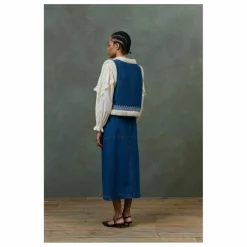 Femme Louise Misha Vestes, Blousons|Veste Sans Manches Réversible Figara Denim - Collection Femme |