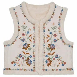 Femme Louise Misha Vestes, Blousons|Veste Sans Manches Réversible Renée Double Gaze Coton Bio - Collection Femme |