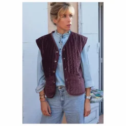 Marlot Paris Veste Sans Manches Simona - Collection Femme | Prune Clearance