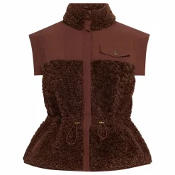 Femme Ulla Johnson Veste Sans Manches Tariet Teddy |