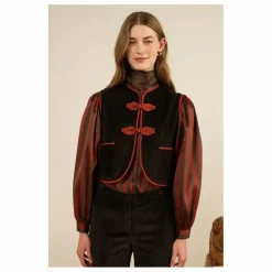 Femme Maria de la Orden Vestes, Blousons|Veste Sans Manches Vienna Velours Côtelé |