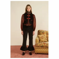 Femme Maria de la Orden Vestes, Blousons|Veste Sans Manches Vienna Velours Côtelé |