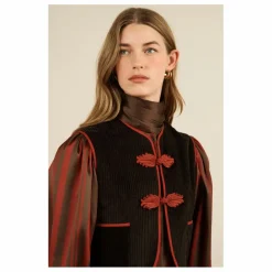 Femme Maria de la Orden Vestes, Blousons|Veste Sans Manches Vienna Velours Côtelé |