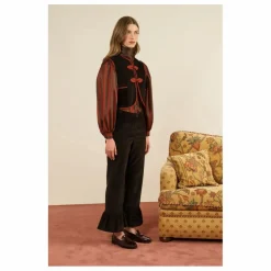 Femme Maria de la Orden Vestes, Blousons|Veste Sans Manches Vienna Velours Côtelé |