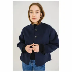 New Sacrécoeur Veste Stella Laine | Bleu marine