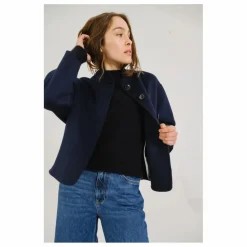 New Sacrécoeur Veste Stella Laine | Bleu marine